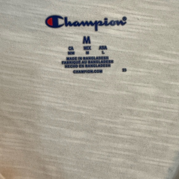 NWT Champion Women's White V-Neck Crop Top - Picture 2 of 5